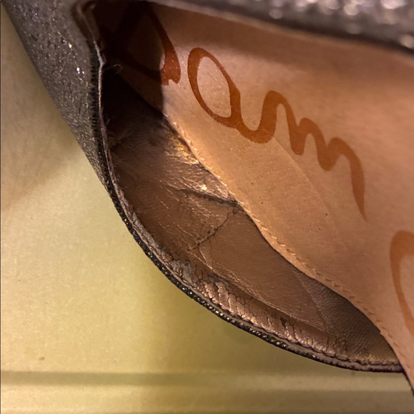 Sam Edelman Black Pointed Toe Kitten Heels - Picture 8 of 11